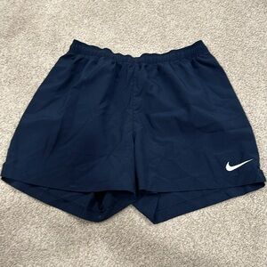 Navy Nike Athletic Shorts, Small